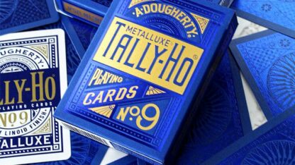 Tally Ho Blue (Circle) MetalLuxe Playing Cards by US Playing Cards - Image 5