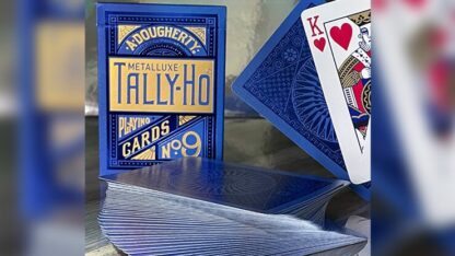 Tally Ho Blue (Circle) MetalLuxe Playing Cards by US Playing Cards - Image 6