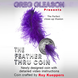 Feather Thru Coin (Quarter) by Roy Kueppers - Trick