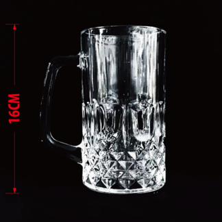 SELF EXPLODING BEER GLASS (16cm) by Wance - Trick