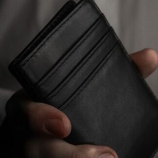 Orphic+ Playing Card Size in Leather (Gimmick and Online Instructions) by Lewis Lé Val and The 1914 - Trick