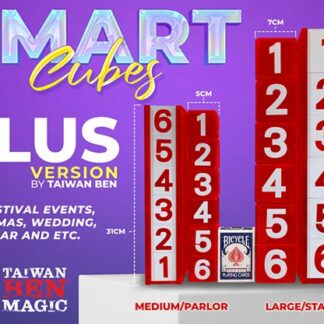 Smart Cubes PLUS RED (Large/Stage) by Taiwan Ben - Trick