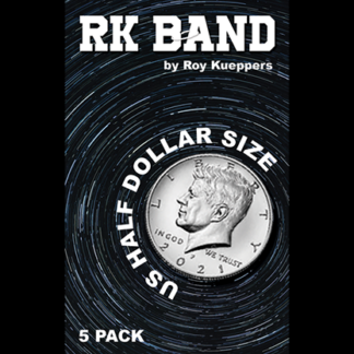 RK Bands Half Dollar Size For Flipper coins (5 per package) - Trick