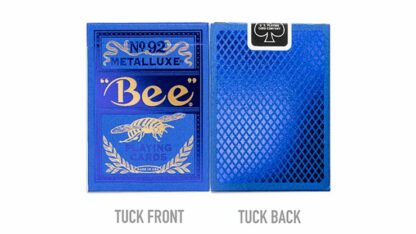 Bee Blue MetalLuxe Playing Cards by US Playing Card - Image 2