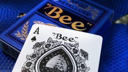 Bee Blue MetalLuxe Playing Cards by US Playing Card - Image 4
