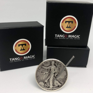 Replica Walking Liberty Magnetic Coin (Gimmicks and Online Instructions) by Tango - Trick