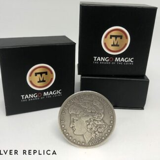 Replica Morgan Steel Coin (Gimmicks and Online Instructions RP011) by Tango Magic - Trick