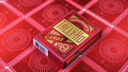 Tally-Ho Red (Circle) MetalLuxe Playing Cards by US Playing Cards - Image 5