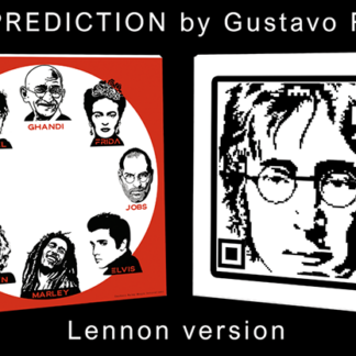 QR PREDICTION JOHN LENNON (Gimmicks and Online Instructions) by Gustavo Raley - Trick
