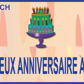 HAPPY BIRTHDAY TORN AND RESTORED (French) 25 PK. by Uday's Magic World - TRICK