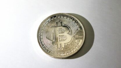 Bit Coin Shell (Silver) by SansMinds Creative Lab - Trick - Image 2