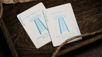 Jerry's Nugget (Icey Blue) Marked Monotone Playing Cards - Image 5