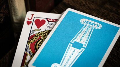 Jerry's Nugget (Icey Blue) Marked Monotone Playing Cards - Image 6