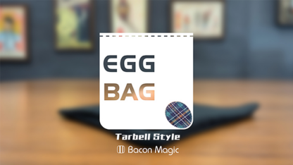 EGG BAG BLUE PLAID by Bacon Magic - Trick - Image 3