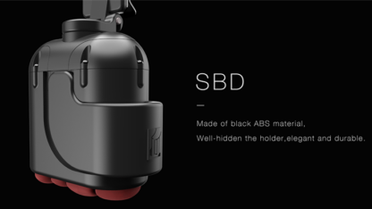 Hanson Chien Presents SBD (Sponge Ball Dropper) by Ochiu Studio (Black Holder Series) - Trick - Image 2
