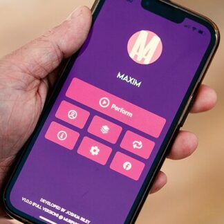 Maxim Physical Copy (App & Online Instruction) by Lloyd Barnes - Trick