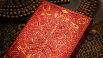 Babylon (Ruby Red) Playing Cards by Riffle Shuffle - Image 6