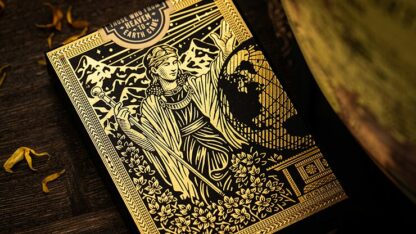 The Great Creator: Earth (Gold Foil) Edition Playing Cards by Riffle Shuffle - Image 2
