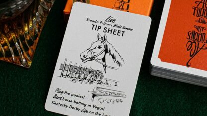 ACE FULTON'S 10 YEAR ANNIVERSARY SUNSET ORANGE PLAYING CARDS - Image 6