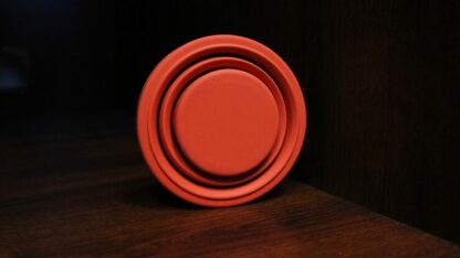 Harmonica 2 Chop Cup Red (Silicon) by Leo Smetsers - Trick - Image 2