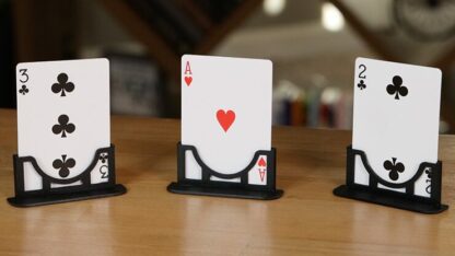 Three Cards Monte Stand RED (Gimmicks and Online Instruction) by Jeki Yoo - Trick - Image 2