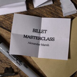 Billet Masterclass (Online Instructions plus Materials) by Alexander Marsh and The 1914 - Trick