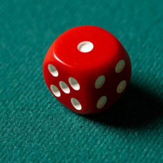 REPLACEMENT DIE RED (GIMMICKED) FOR MENTAL DICE by Tony Anverdi - Trick