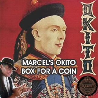 Marcel's Okito Box HALF DOLLAR SIZE (Gimmicks and Online Instructions) by Marcelo Manni - Trick