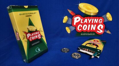PLAYING COINS (Gimmicks and Online Instructions) by Gustavo Raley - Trick - Image 2