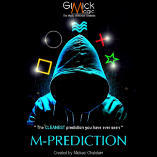 M-PREDICTION BLUE (Gimmick and Online Instructions) by Mickael Chatelain - Trick