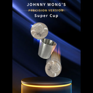 Super Cup PERCISION (Half Dollar) by Johnny Wong (Gimmick and Online Instructions) - Trick