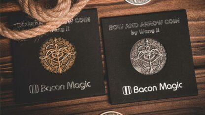 BOW AND ARROW COIN SILVER ( Gimmick and Online Instructions)  by Bacon Magic - Trick - Image 2