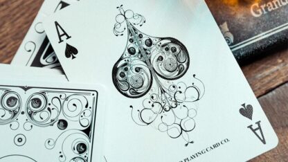 Smoke & Mirror (Smoke-White) Deluxe Limited Edition Playing Cards by Dan & Dave - Image 5
