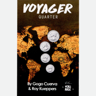 Voyager US Quarter (Gimmick and Online Instruction) by GoGo Cuerva - Trick