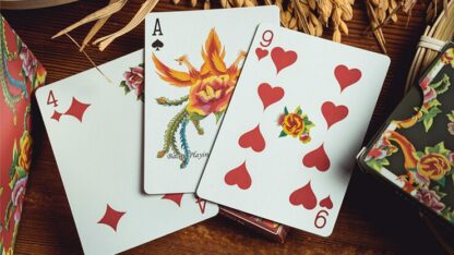 Phoenix and Peony (Red) Playing Cards by Bacon Playing Card Company - Image 6