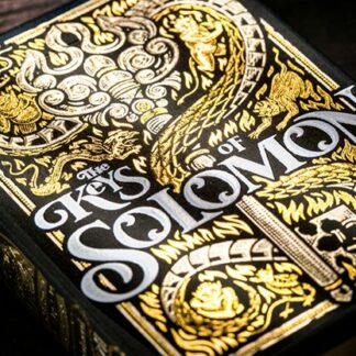 The Keys of Solomon: Golden Grimoire Playing Cards by Riffle Shuffle