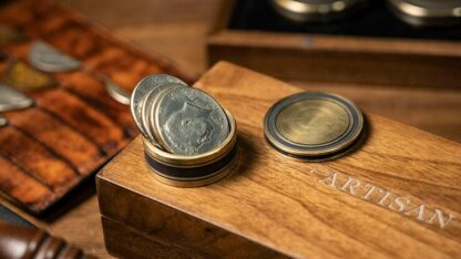 M Box Luxury Set (Half Dollar) by Artisan Coin & Jimmy Fan - Trick - Image 3