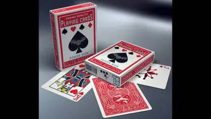 Elite Night Flight (Red) Marked Playing Cards by Steve Dela - Image 2