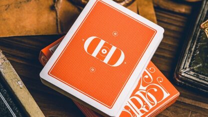 Smoke & Mirrors V9 (Orange Edition) Playing Cards by Dan & Dave - Image 3