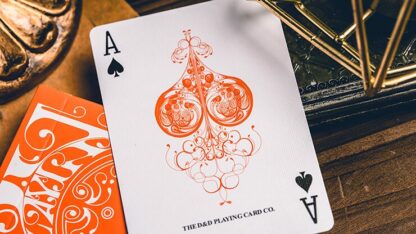 Smoke & Mirrors V9 (Orange Edition) Playing Cards by Dan & Dave - Image 5