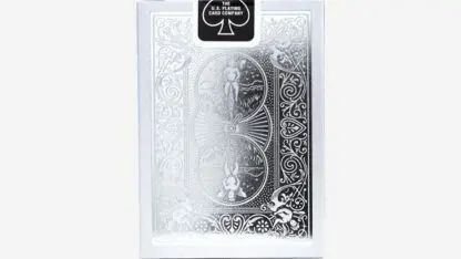 Bicycle Metalluxe Silver Playing Cards by US Playing Card Co. - Image 3