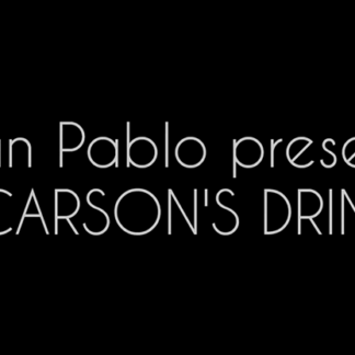 CARSON'S DRINK (Gimmicks and Online Instructions) by Juan Pablo - Trick