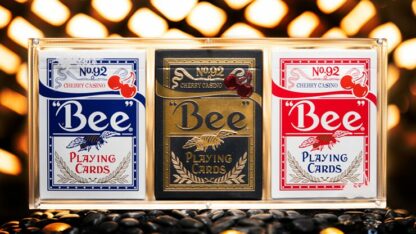 Limited Bee X Cherry 3 deck Set (Blue, Red and Black) Playing Cards - Image 4