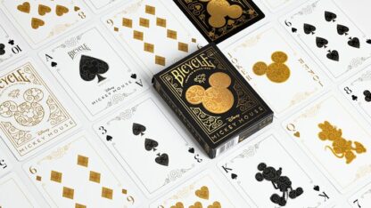 Bicycle Disney Mickey Mouse (Black and Gold) by US Playing Card Co. - Image 2