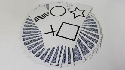Bicycle Jumbo ESP 50 Cards Blue (10 of each Square, Wavy Lines, Star, Circle and Cross) by Murphy's Magic - Image 2