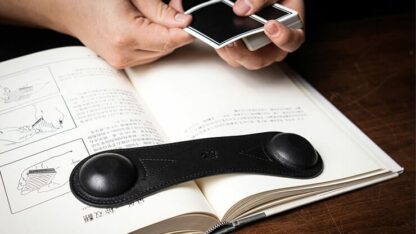 Leather Book Weight (Black) by TCC Presents - Image 4