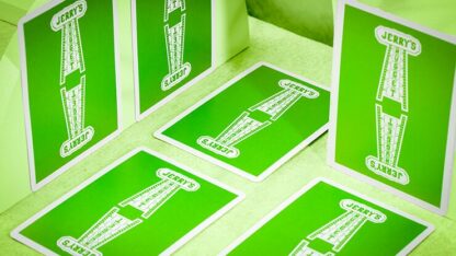 Jerry's Nugget Monotone (Metallic Green) Playing Cards - Image 3