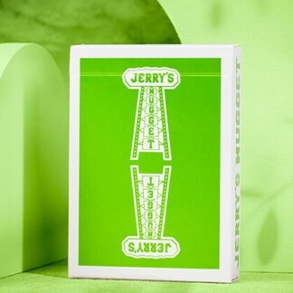 Jerry's Nugget Monotone (Metallic Green) Playing Cards