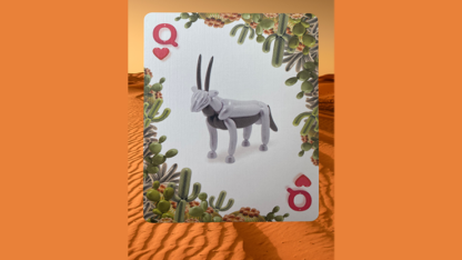 Bicycle Balloon Desert (Stripper) Playing Cards - Image 2