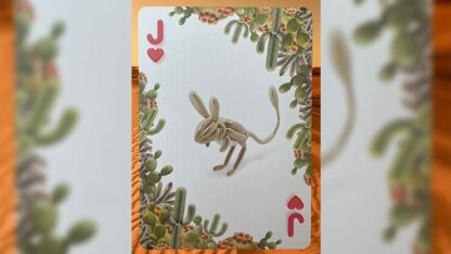 Gilded Bicycle Balloon Desert Playing Cards - Image 3